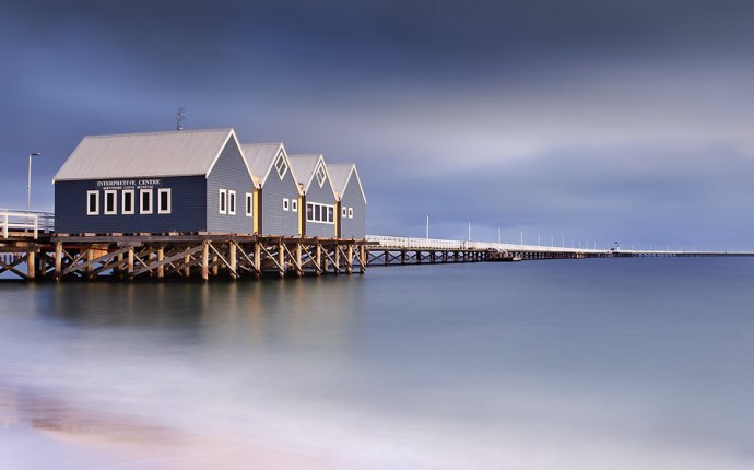 Perth Landscape Photography Busselton Jetty, storm - Perth