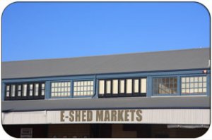 Eating at e Shed Markets Fremantle