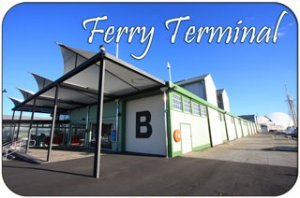 Rottnest Island Ferries on the Fremantle Waterfront