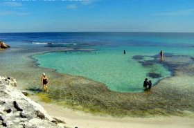 The Basin at Rottnest Island,  one of Western Australia's Top 10 Beaches